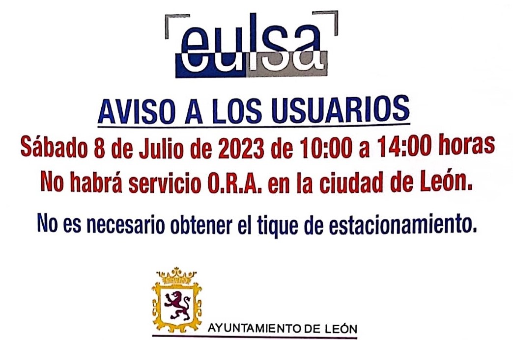 aviso usuarios suspensión servicio hora por San Cristobal