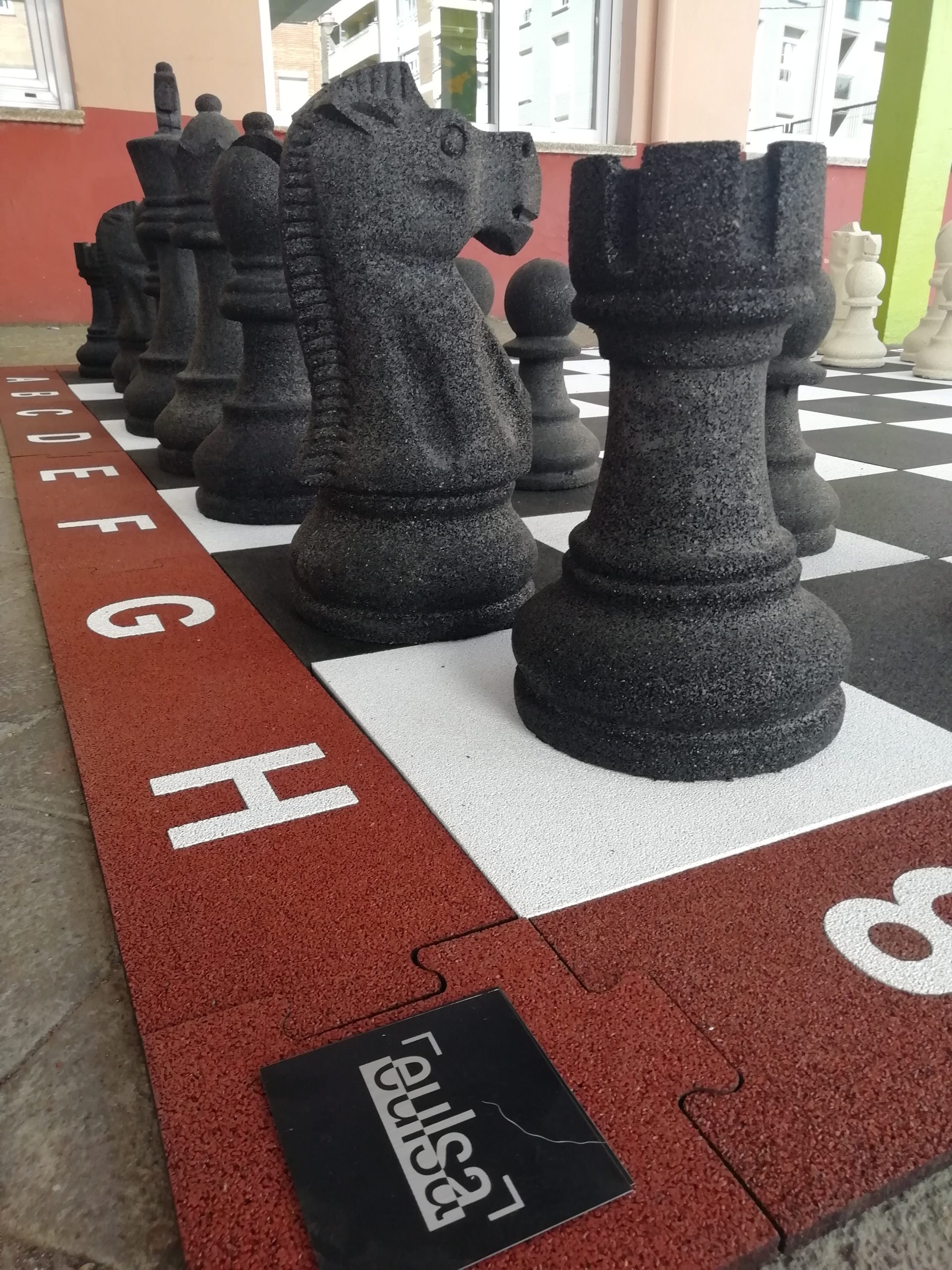 piezas ajedrez gigante
