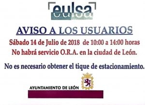 Aviso a los usuarios