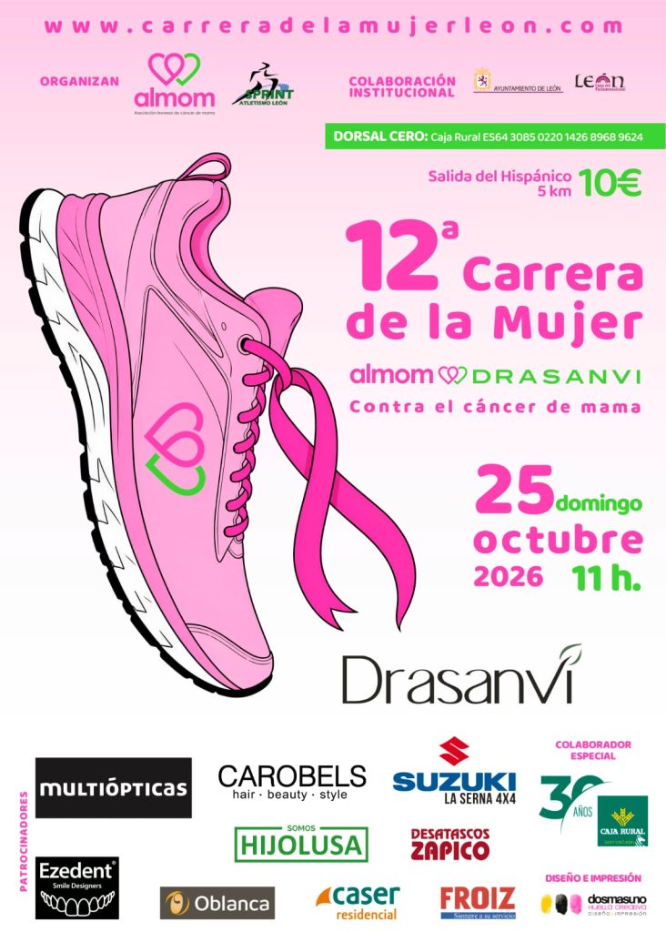 cartel 12 carrera mujer León